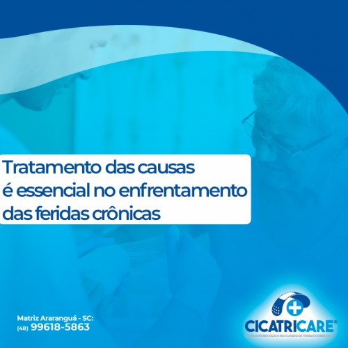 Tratamento das causas é essencial no enfrentamento das feridas crônicas